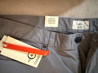 Pantalón Cerruti Gris Regular Fit Talla 36