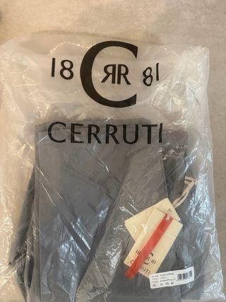Pantalón Cerruti Gris Regular Fit Talla 36