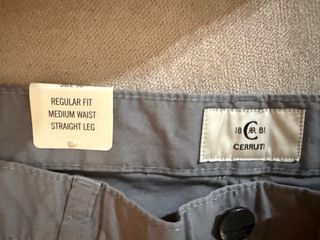 Pantalón Cerruti Gris Regular Fit Talla 36