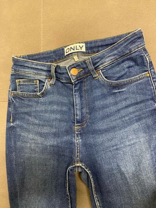 Jeans blu scruro super slim di Only taglia S