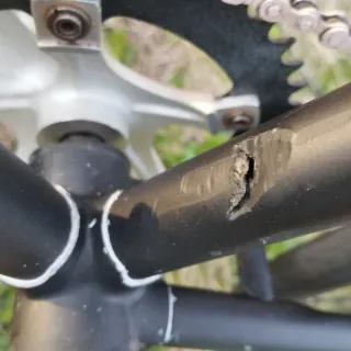 Bicicleta Fixie Negra rosa