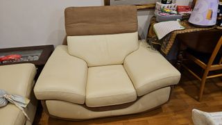 Divano e Poltrona Wama Italia Beige/Marrone