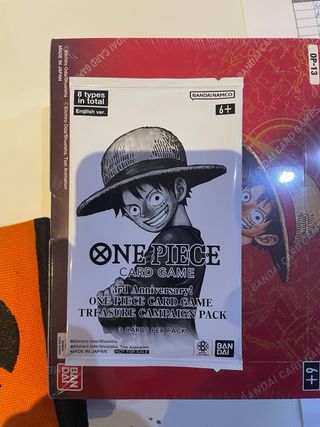 One Piece OP-13 Caja Sellada con sobre promocional