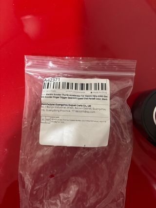 Acelerador Patinete Xiaomi Negro