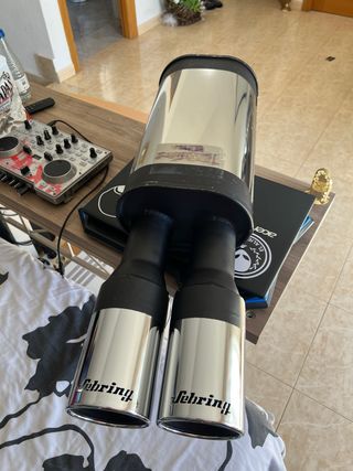 Tubo de escape Sebring doble cromado