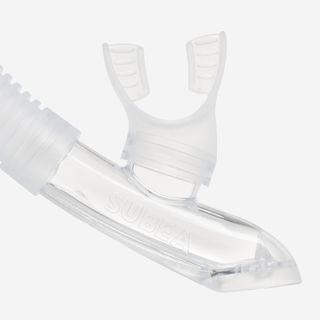 Kit Snorkel Máscara 100 Confort + Tubo Dry Top Adulto Verde