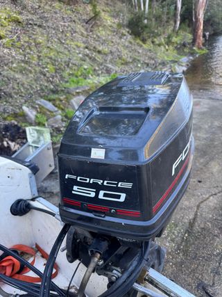 Motor fueraborda Force mercury 50cv 2T con mando