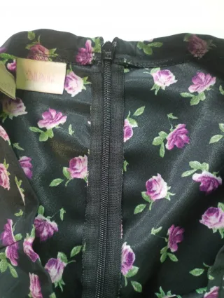 Falda Mango floral hasta la rodilla