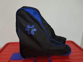 Bolsa para patines negra y azul