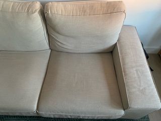 Sofá 2 plazas KIVIK Ikea beige