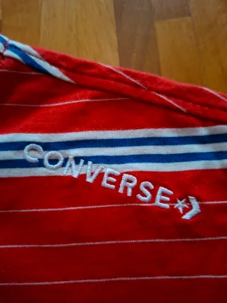 Felpa Converse uomo mezza zip righe