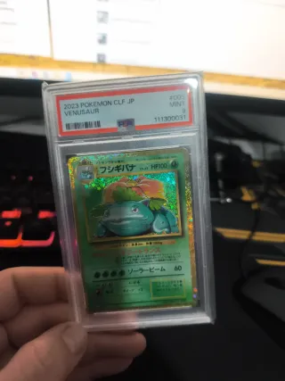 Carta Pokémon Venusaur Classic JP PSA 9