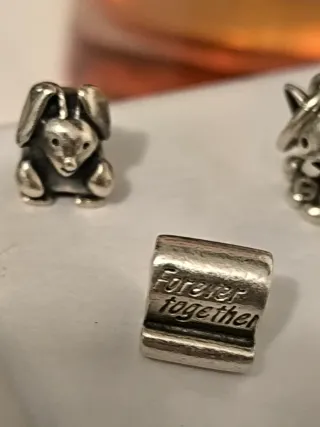 Lote Charms Pandora Plata