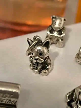 Lote Charms Pandora Plata