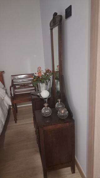 Cómoda antigua madera castaño S.XIX