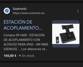 Dock altoparlante Genius SP-i600 4W per iPad/iPhone