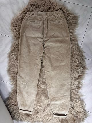 Pantaloni bambina in velluto a coste