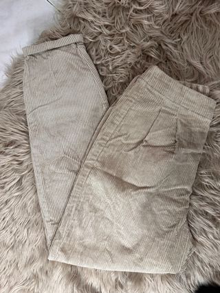 Pantaloni bambina in velluto a coste