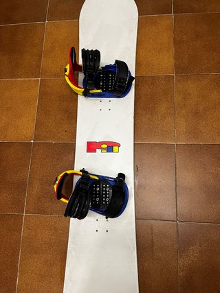 Tabla Snowboard con Fijaciones