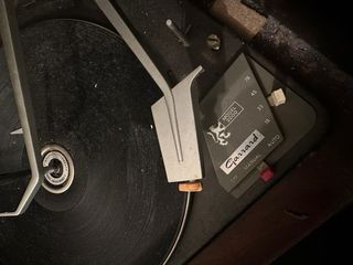 Mueble Vintage Tocadiscos Amplificador Altavoces