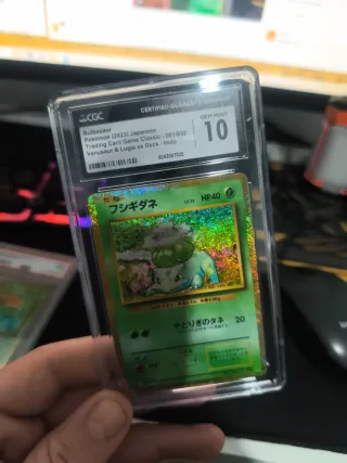 Carta Pokémon Bulbasaur JP Classic Gem Mint 10