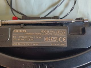 Radio Cassette Aiwa Digital Tuner