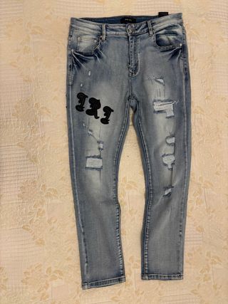 Jeans skinny AMIRI blu