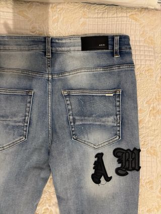 Jeans skinny AMIRI blu