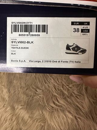 Sneakers U.S. Polo Assn. nere e bianche