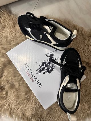 Sneakers U.S. Polo Assn. nere e bianche