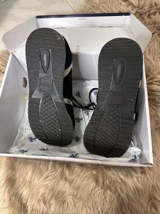 Sneakers U.S. Polo Assn. nere e bianche