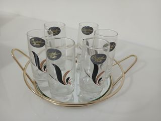 Set 6 Bicchieri Liquore Vintage Cristal Mode
