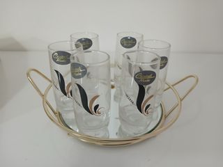 Set 6 Bicchieri Liquore Vintage Cristal Mode