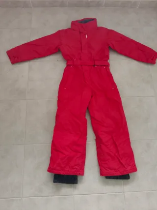 Traje de nieve infantil rojo