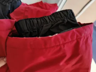 Traje de nieve infantil rojo