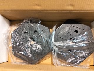 Mancuernas SONGMICS 10 kg 2en1 con barra de conexión