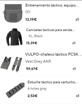 Chaleco porta placas airsoft