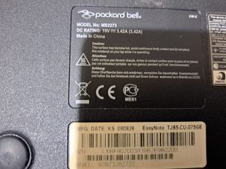 Packard Bell EasyNote TJ65 Notebook Nero/Argento
