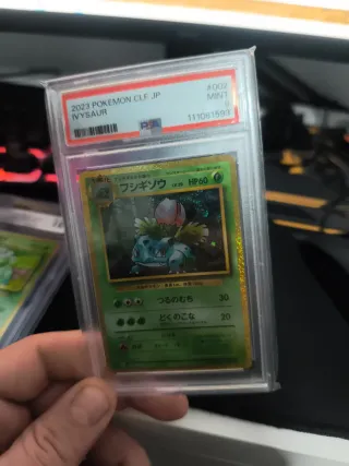 Carta Pokémon Ivysaur JP PSA 9