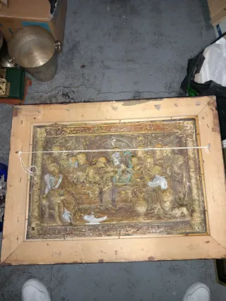 Cuadro La Última Cena Antiguo