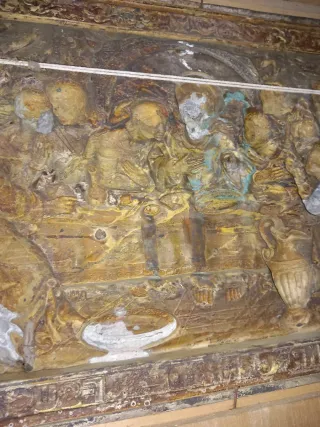 Cuadro La Última Cena Antiguo