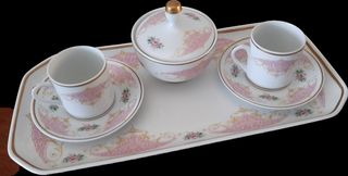 Set Limoges porcellana servizio da tè