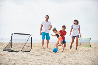 Portería plegable de fútbol Kage Negra