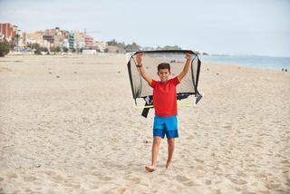 Portería plegable de fútbol Kage Negra
