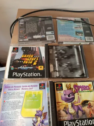 Pack 6 Juegos PS1: Hugo 2, Motocross Mania 2, GTA