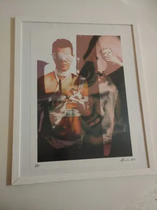 Marco madera y metacrilato 43x53cm