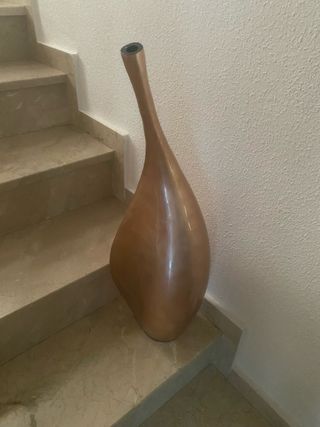 Jarrón Decorativo Alto Dorado