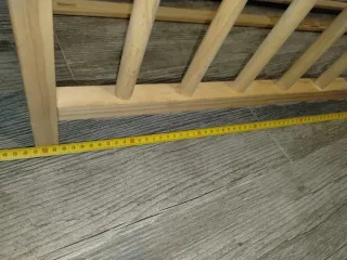 Barandilla de Cama Madera Natural.