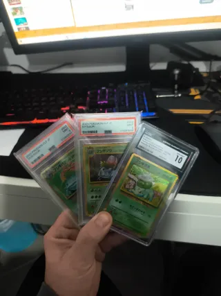 Lote Cartas Pokémon Venusaur JP Graduadas