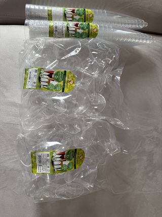 40 Flute in plastica per feste